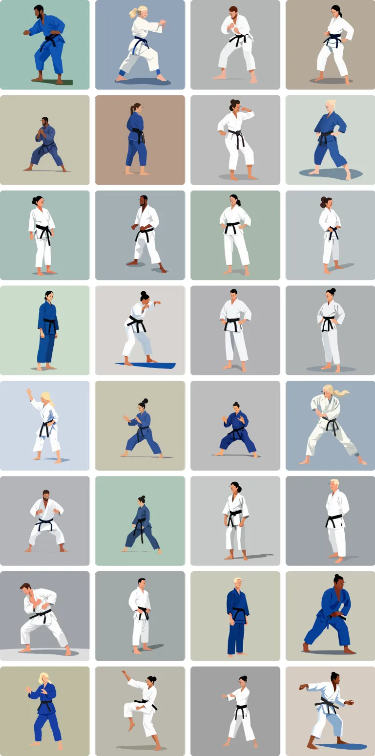 Judo background preview